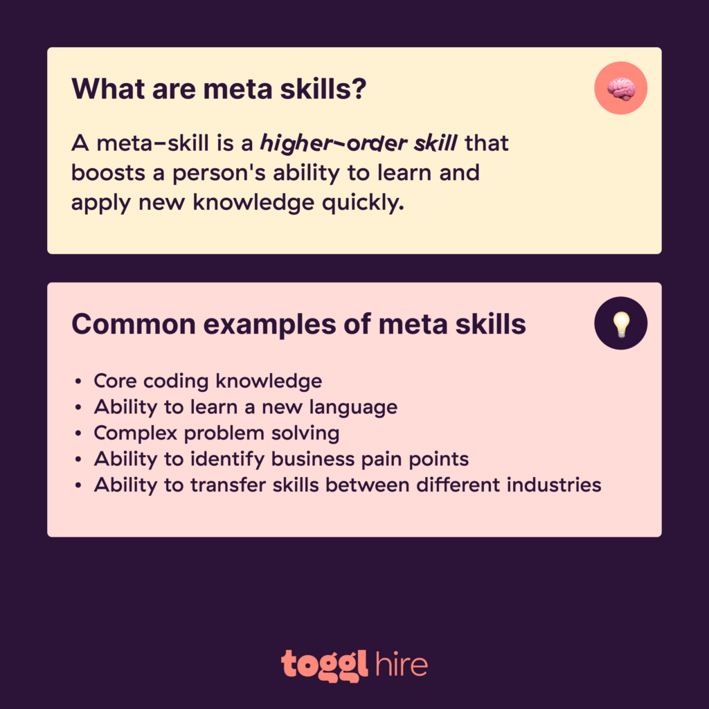 Assessing candidates for meta skills can help you future-proof your workforce.